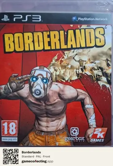 Borderlands PlayStation 3, PAL box front