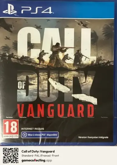 Call of Duty: Vanguard PlayStation 4, France box front