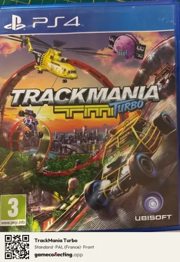 TrackMania Turbo PlayStation 4, France box front
