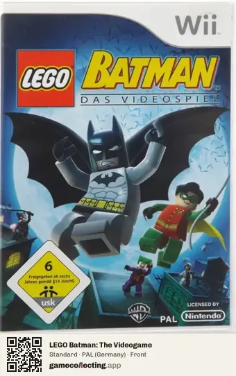 LEGO Batman: The Videogame Nintendo Wii, Germany box front