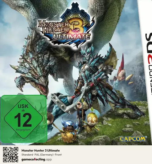 Monster Hunter 3 Ultimate Nintendo 3DS, Germany box front