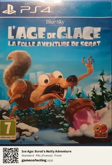Ice Age: Scrat's Nutty Adventure PlayStation 4, France box front