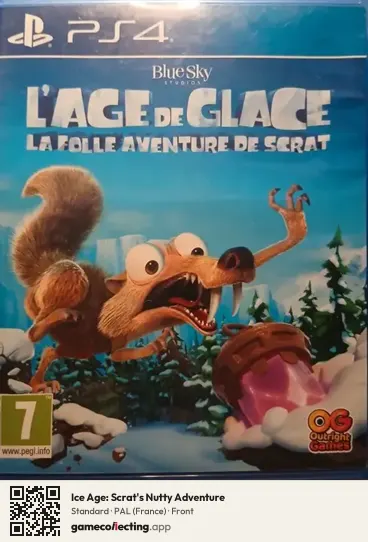 Ice Age: Scrat's Nutty Adventure PlayStation 4, France box front