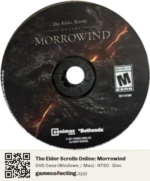 The Elder Scrolls Online: Morrowind Computer, NTSC disc