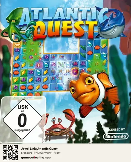 Jewel Link: Atlantic Quest Nintendo DS, Germany box front