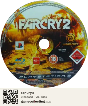 Far Cry 2 PlayStation 3, PAL disc