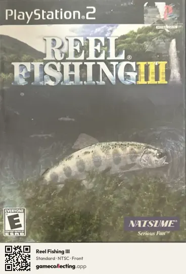 Reel Fishing III PlayStation 2, NTSC box front