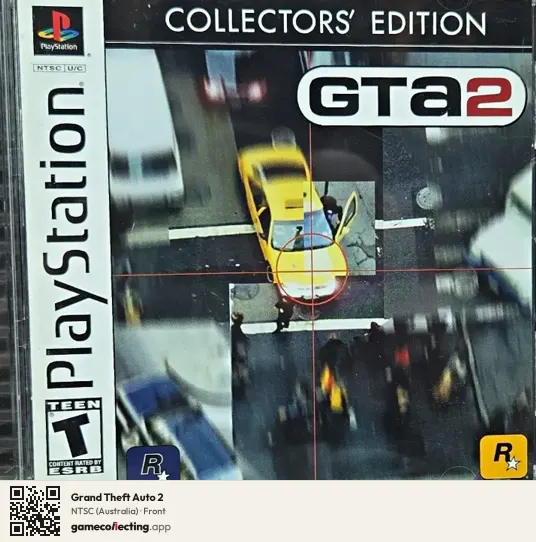 Grand Theft Auto 2 PlayStation, Australia box front