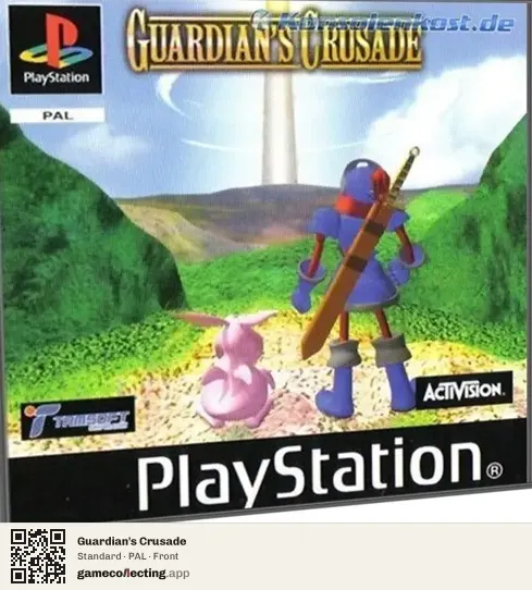 Guardian's Crusade PlayStation, PAL box front