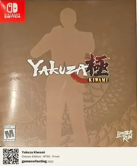Yakuza Kiwami Nintendo Switch, NTSC box front