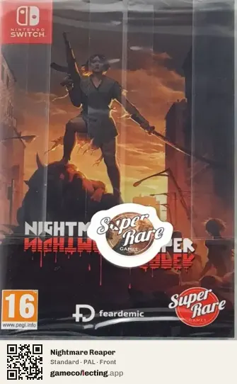 Nightmare Reaper Nintendo Switch, PAL box front