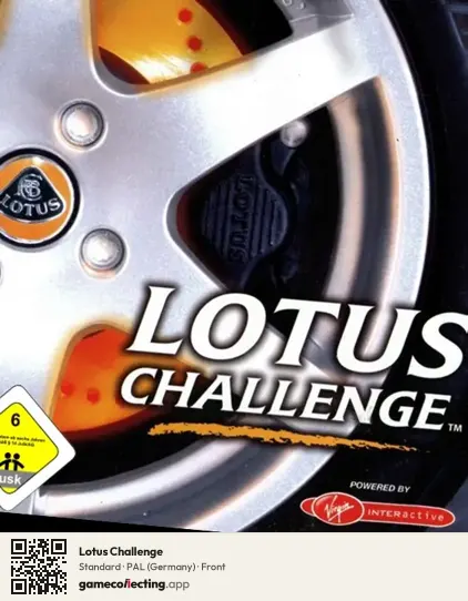 Lotus Challenge PlayStation 2, Germany box front