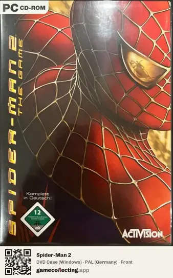 Spider-Man 2 Computer, Germany box front