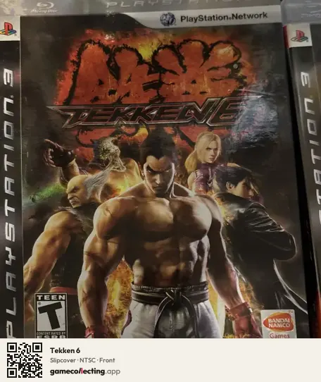Tekken 6 PlayStation 3, NTSC box front
