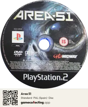 Area 51 PlayStation 2, PAL disc