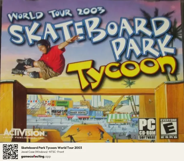 Skateboard Park Tycoon: World Tour 2003 Computer, NTSC box front