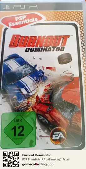 Burnout Dominator PlayStation Portable, Germany box front