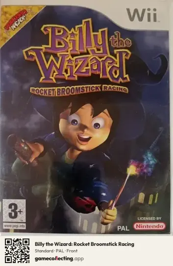 Billy the Wizard: Rocket Broomstick Racing Nintendo Wii, PAL box front