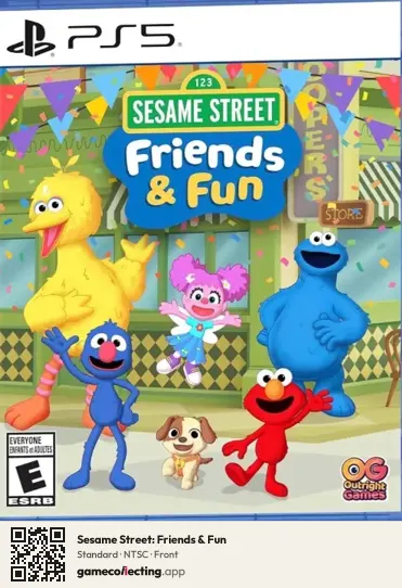 Sesame Street: Friends & Fun PlayStation 5, NTSC box front