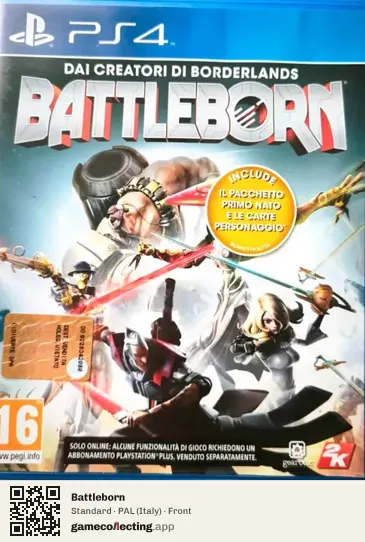 Battleborn PlayStation 4, Italy box front