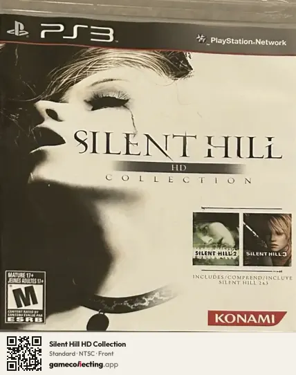 Silent Hill HD Collection PlayStation 3, NTSC box front