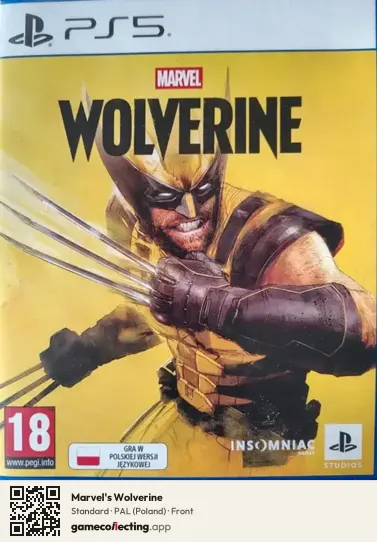Marvel's Wolverine PlayStation 5, Poland box front
