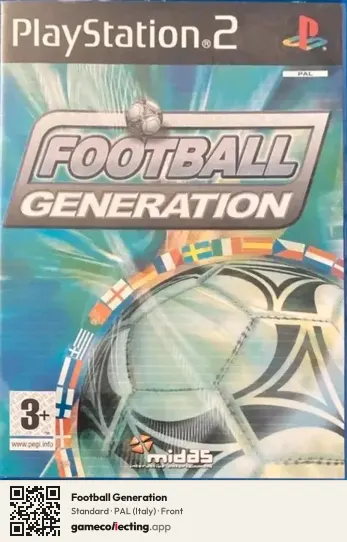 Football Generation PlayStation 2, Italy box front