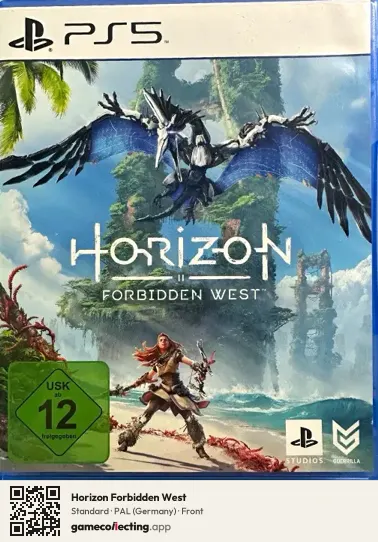 Horizon Forbidden West PlayStation 5, Germany box front