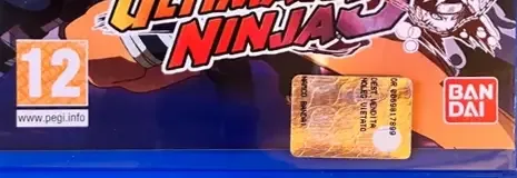 Naruto Shippuden: Ultimate Ninja 5, the PEGI square on its front