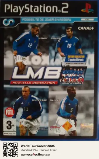 World Tour Soccer 2005 PlayStation 2, France box front