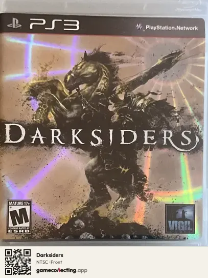 Darksiders PlayStation 3, NTSC box front