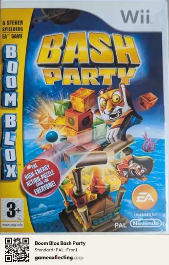 Boom Blox Bash Party Nintendo Wii, PAL box front