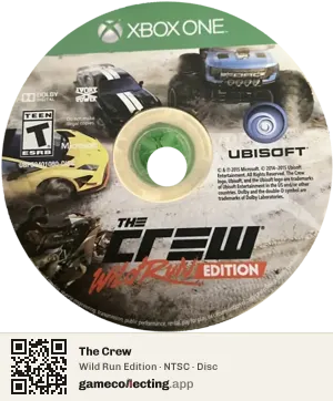 The Crew Xbox One, NTSC disc