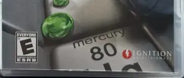Mercury Meltdown, the ESRB box on its front