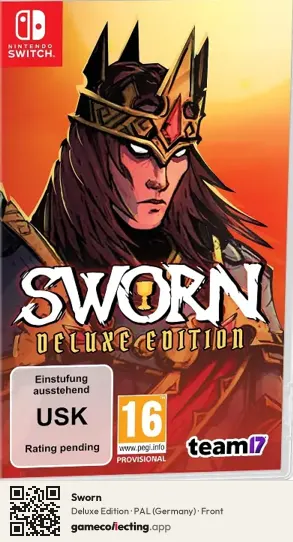 Sworn Nintendo Switch, Germany box front