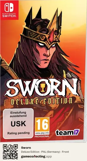Sworn Nintendo Switch, Germany box front