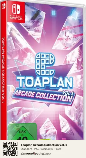 Toaplan Arcade Collection Vol. 1 Nintendo Switch, Germany box front
