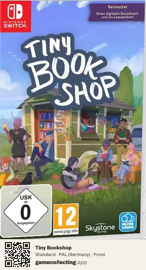 Tiny Bookshop Nintendo Switch, Germany box front