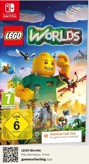 LEGO Worlds Nintendo Switch, Germany box front