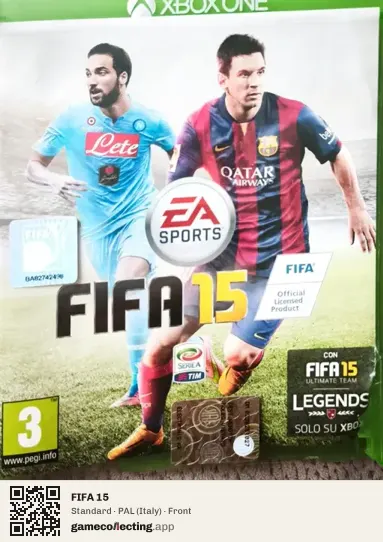 FIFA 15 Xbox One, Italy box front