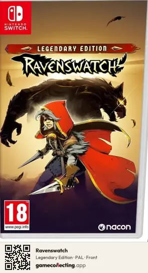 Ravenswatch Nintendo Switch, PAL box front