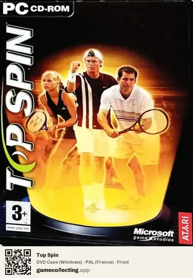 Top Spin Computer, France box front