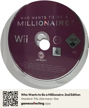 Who Wants to Be a Millionaire: 2nd Edition Nintendo Wii, PAL disc
