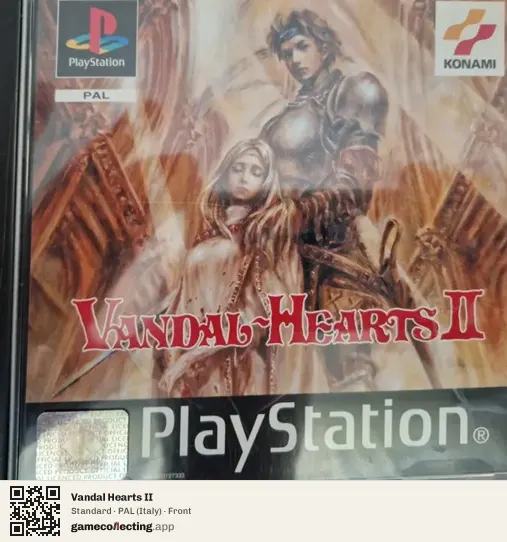 Vandal Hearts II PlayStation, Italy box front