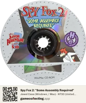 Spy Fox 2: "Some Assembly Required" Computer, NTSC disc