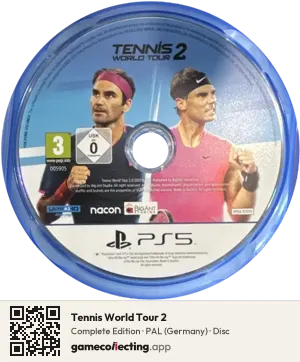 Tennis World Tour 2 PlayStation 5, PAL disc