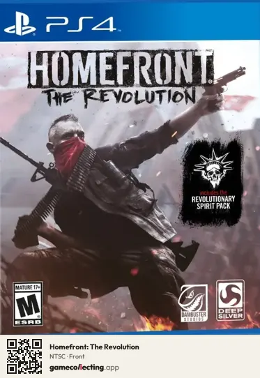 Homefront: The Revolution PlayStation 4, NTSC box front