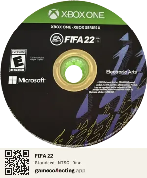 FIFA 22 Xbox One, NTSC disc