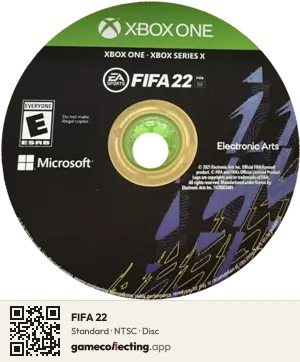 FIFA 22 Xbox One, NTSC disc