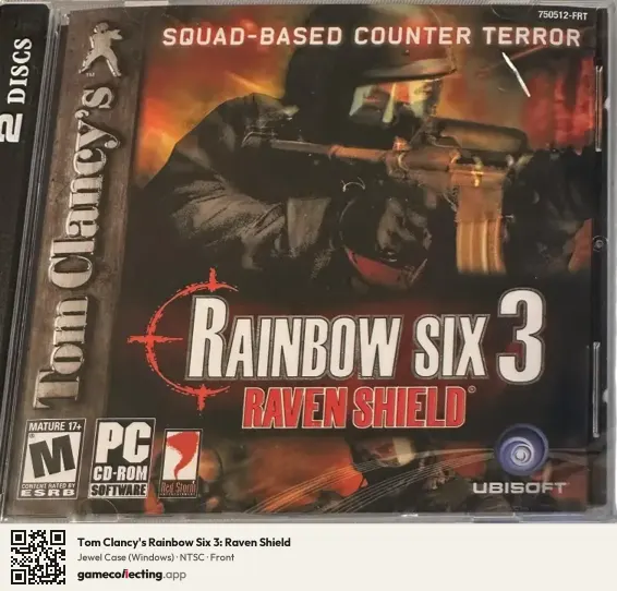 Tom Clancy's Rainbow Six 3: Raven Shield Computer, NTSC box front